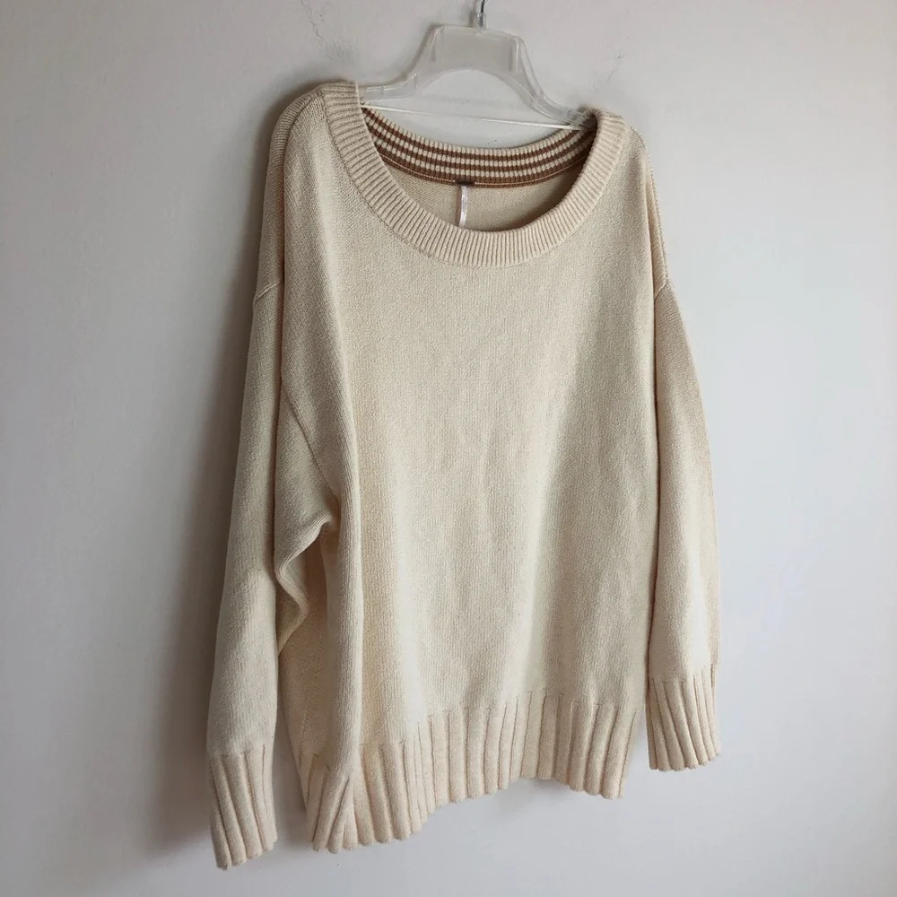 NWT Free People Street Fair Tunic Sweater - Picture 5 of 10